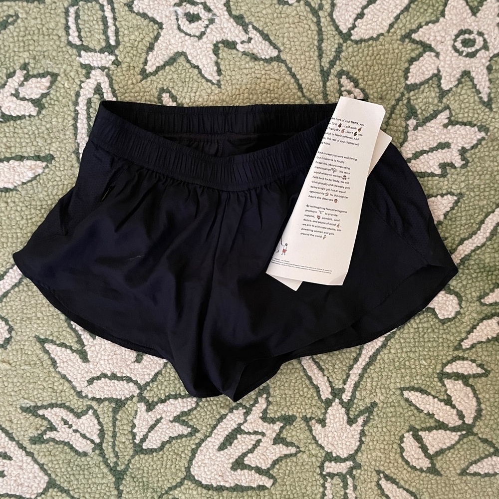Thinx XS period running shorts